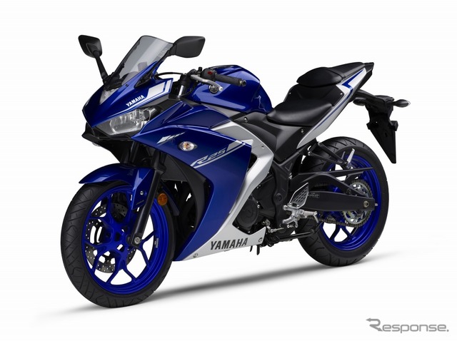 ヤマハ YZF-R3/R25、2017年モデルを発売…カラー&グラフィック変更