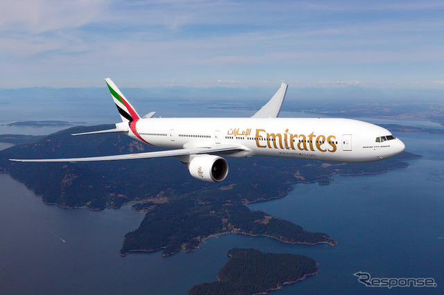 エミレーツ航空のボーイング777-300ER
