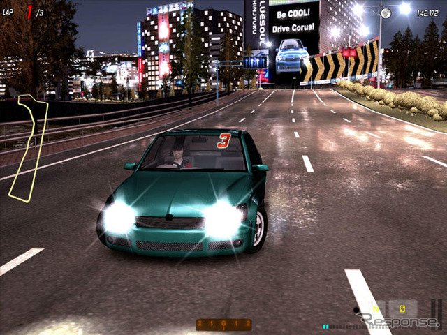 オンラインレースゲーム『Level-R』…ルーム内でプレー