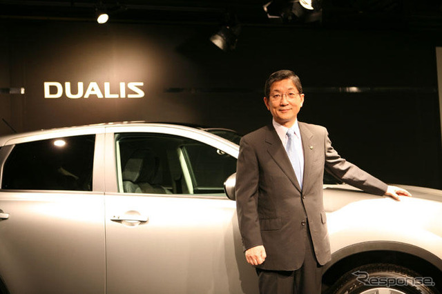 【日産 デュアリス 発表】志賀COO「受容できる価格に」…ユーロ高に
