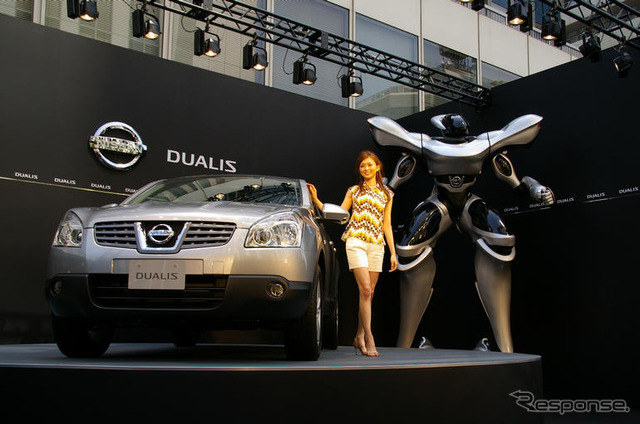 【日産 デュアリス 発表】写真蔵…押切もえ「挑戦し続ける人が好き」