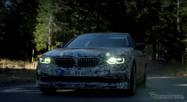 アルピナが開発中のBMW5シリーズツーリング新型ベースのプロトタイプ
