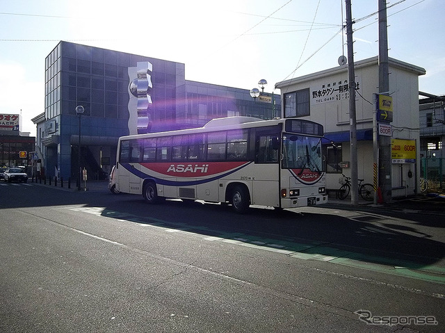 宿場町の面影残す栗橋駅前