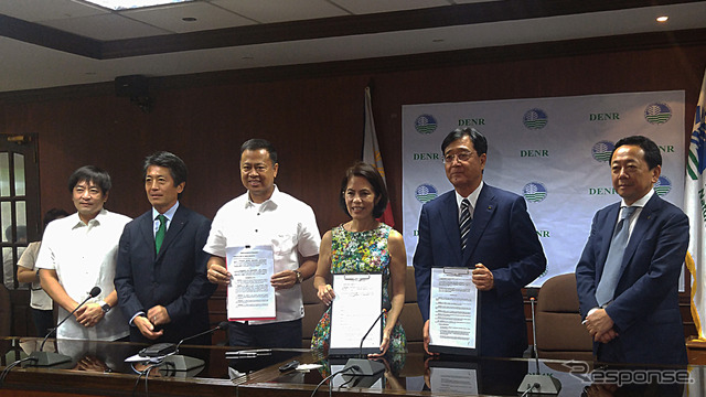 三菱自動車とフィリピン環境資源省、電動化技術を活用した環境負荷低減についての共同研究に関する覚書を締結
