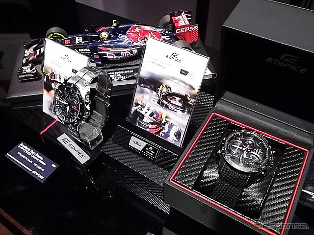 カシオ エディフィス「Scuderia Toro Rosso Limited Edition」型番EQB-501TRC-1AJR (3月1・2日、春夏モデル発表会)