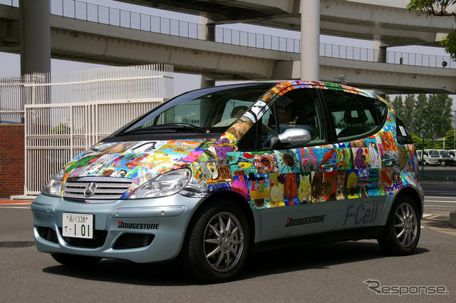 メルセデスベンツ F−Cellに同乗試乗…エコロードフェスタ07