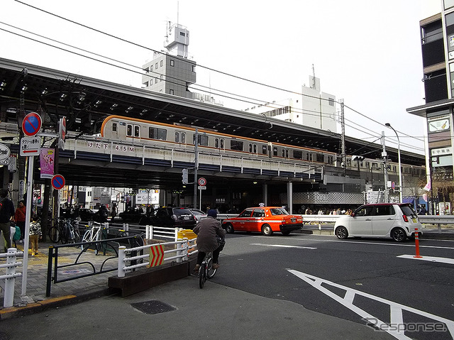 中目黒駅(3月5日)
