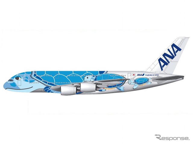 ANA、ウミガメA380をホノルル線に投入へ