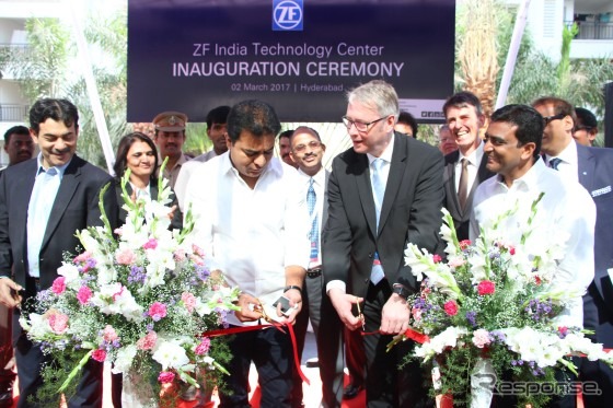 ZFのインド初のテクニカルセンターの開所式