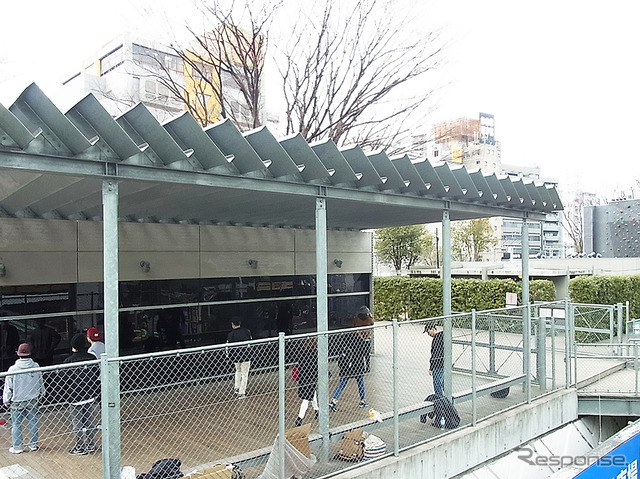 渋谷区立宮下公園(2017年3月8日)