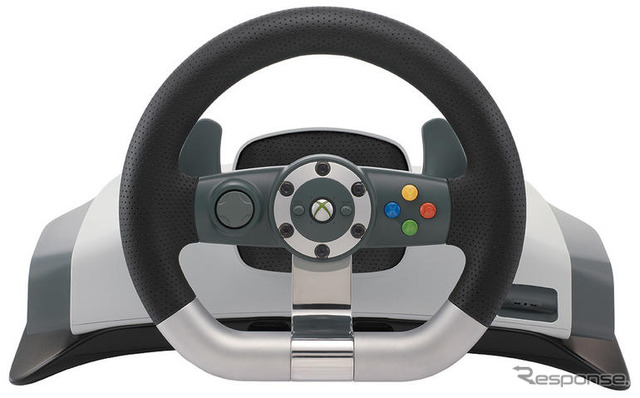 Xbox 360 ワイヤレス レーシング ホイール 発売