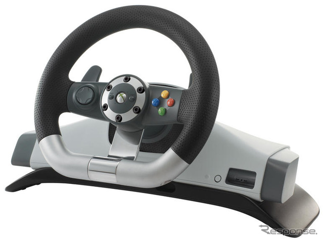 Xbox 360 ワイヤレス レーシング ホイール 発売