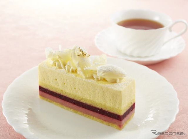 3月13日から提供される春季オリジナルケーキ「シュシュ」。