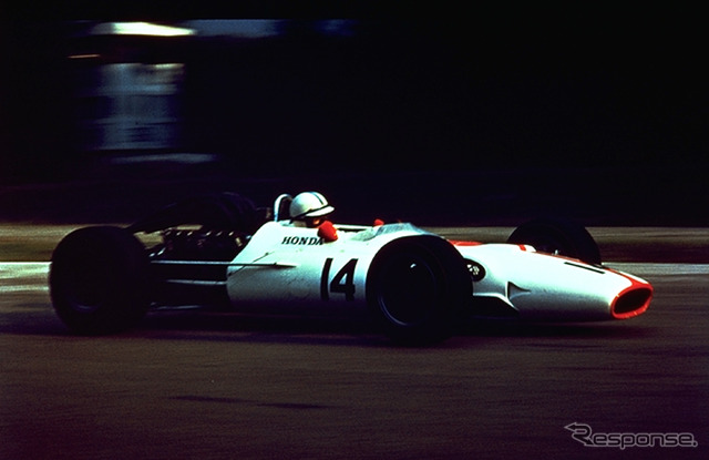 1967年、ホンダF1で走ったサーティース氏。