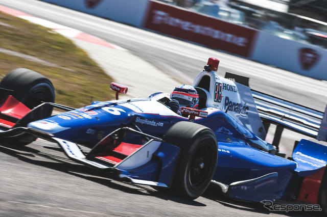 #26 佐藤琢磨は予選、決勝とも5位。
