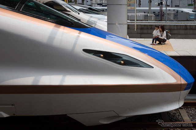 北陸新幹線（写真は東京駅）