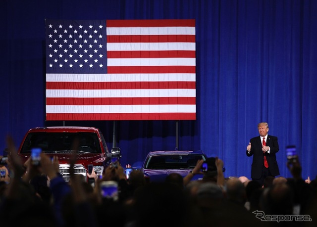 トランプ大統領(3月15日、ミシガン州)