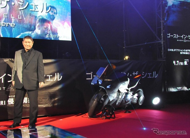 映画『ゴースト・イン・ザ・シェル(GHOST IN THE SHELL)』レッドカーペットイベントに登場したビートたけし