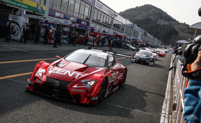 #38 レクサスLC500(GT500クラス)