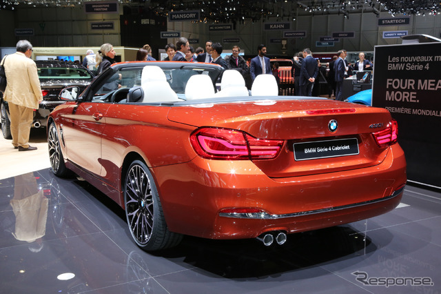 BMW 4シリーズ カブリオレ(ジュネーブモーターショー2017)