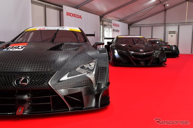 SUPER GT GT500クラス 3メーカーの車両