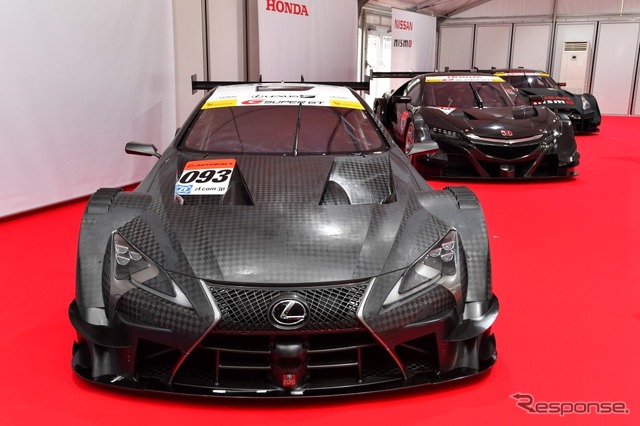 SUPER GT GT500クラス 3メーカーの車両