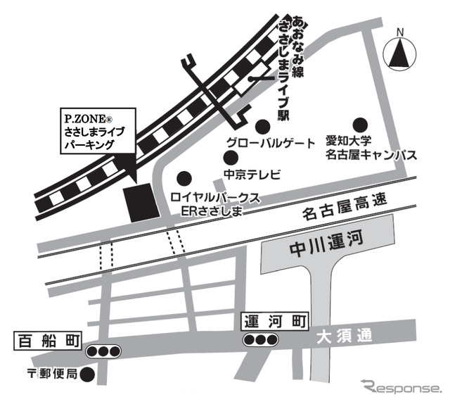 P.ZONE ささしまライブパーキング