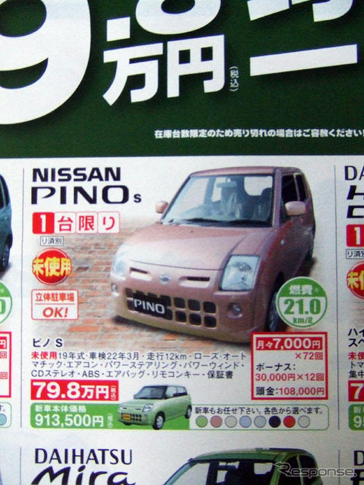 【新車値引き情報】足代わりの軽自動車、22万円引き