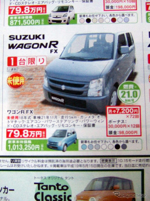 【新車値引き情報】トールボーイ軽自動車、21万円引き