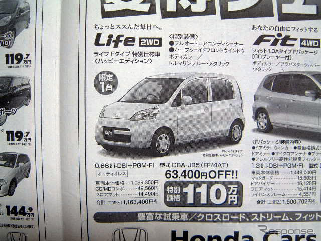 【新車値引き情報】ボーナスで新車を購入する!!　軽自動車で17万円引き