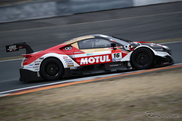 GT300クラス7位の#16 NSX-GT。