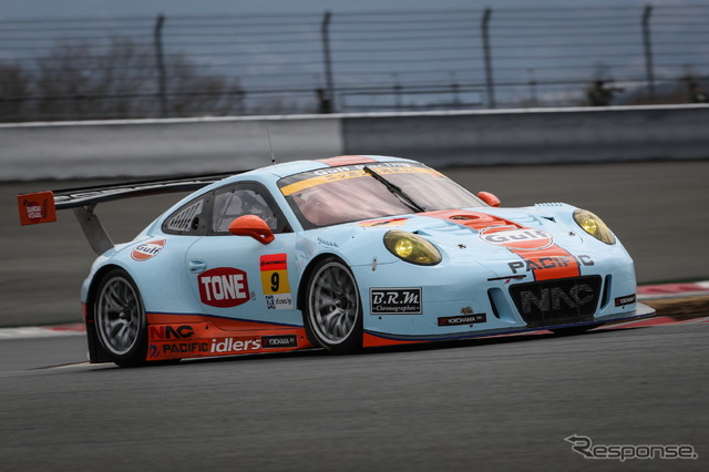 GT300クラス3位の#9 ポルシェ。