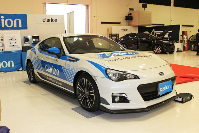 Clarion『Full Digital Sound』デモカー、スバル・BRZ。