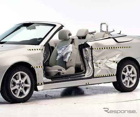 サーブ 9-3 コンバーチブルに安全賞…IIHS