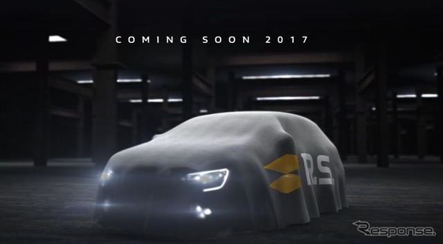 ルノー メガーヌ R.S.新型の予告イメージ