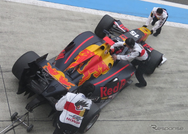 #15 ガスリーは初日2番手タイムをマーク(ホンダ勢トップ)。