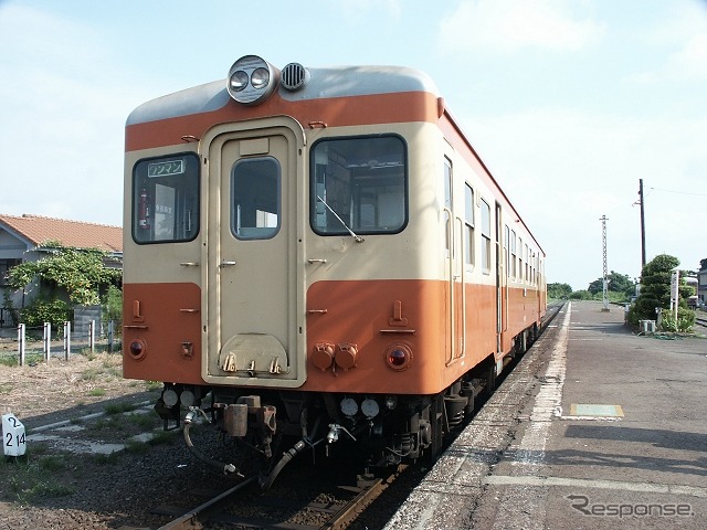 ひたちなか海浜鉄道唯一の国鉄型気動車・キハ205。