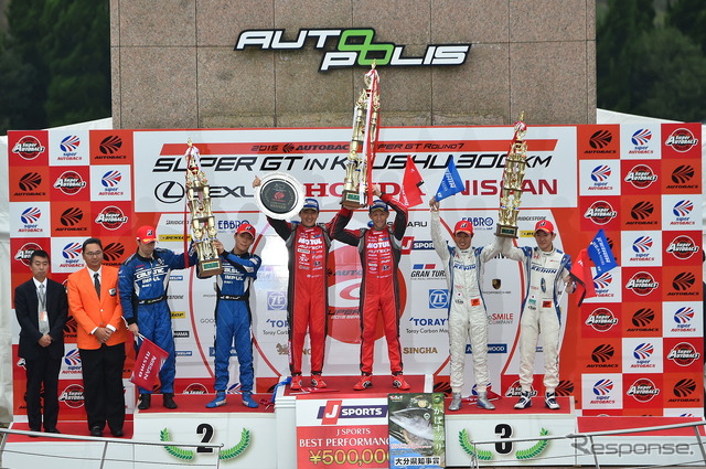 オートポリスで開催された 2015年SUPER GT 第7戦