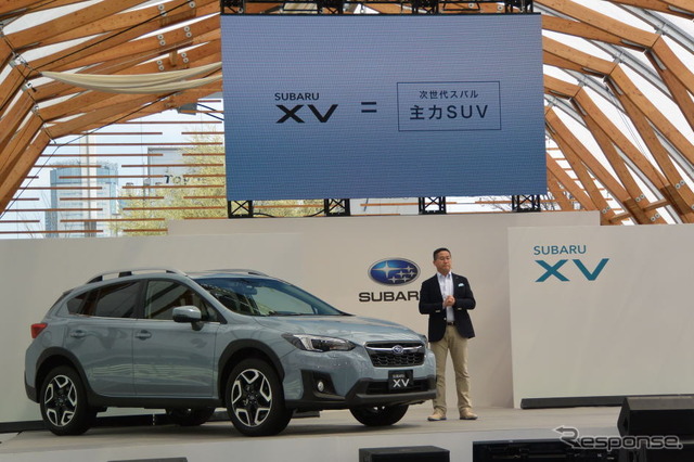 スバル XV 新型発表会