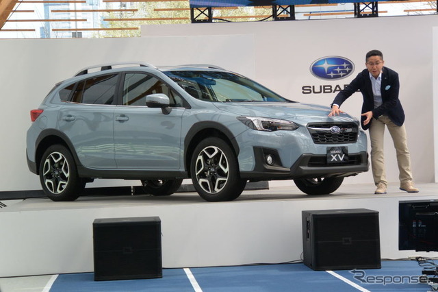 スバル XV 新型発表会