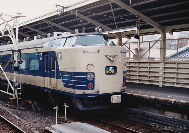 1989年8月30日、上野駅、上り「はくつる」