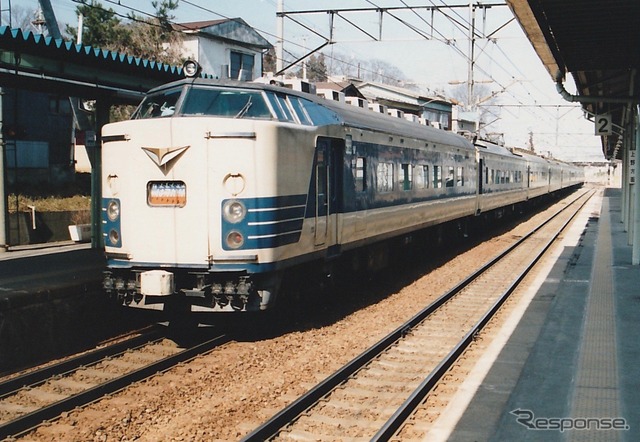 1990年3月11日、三沢駅?、下り「はつかり」