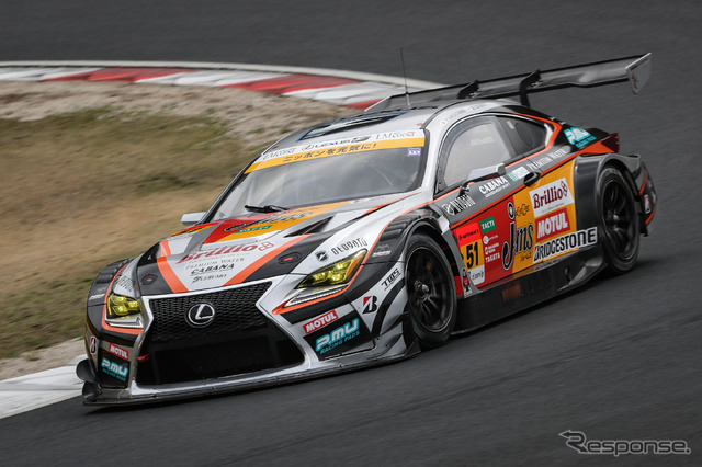 GT300クラス予選4位の#51 RC F。