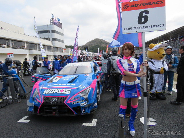 決勝2位の#6 LC500。