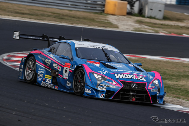 決勝2位の#6 LC500。