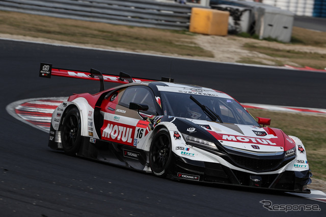 決勝9位の#16 NSX。