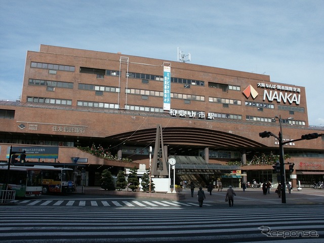 南海電鉄の和歌山市駅。この駅に乗り入れているJR紀勢本線でもICカードが利用できるようになる。