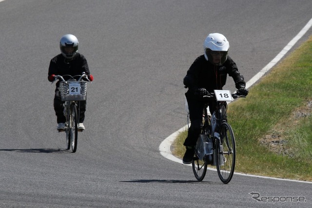 KV-BIKEチャレンジ 走行シーン