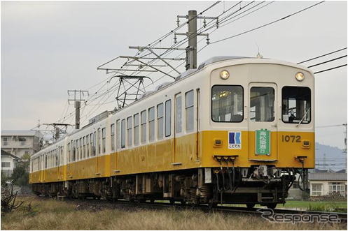ことでんのデハ1070形は、1957年に京急600形として誕生。ことでんには1984年に導入され、同社初の冷房車となった。