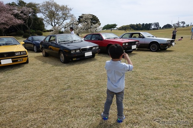 小さなエンスージアストも会場では散見。将来に期待が膨らむ(ビトルボフェスタ2017)。